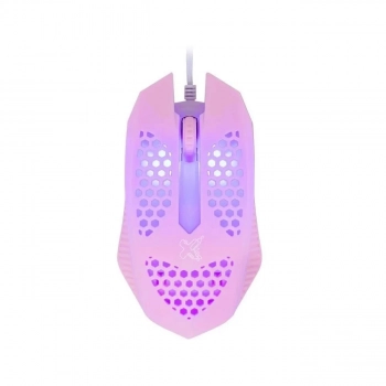Mouse Geek Max com Fio Usb 2.0 1000dpi Rosa
