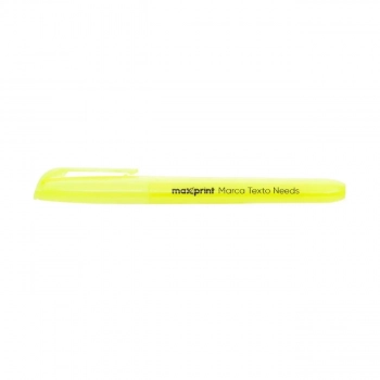 Caneta Marca Texto Needs Amarela Maxprint Ponta Poliester