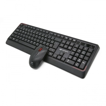 Teclado e Mouse Wireless C3tech Preto K-w70bk