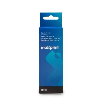 Tinta Compativel Epson Preta 504/544 Refil Maxprint 70ml
