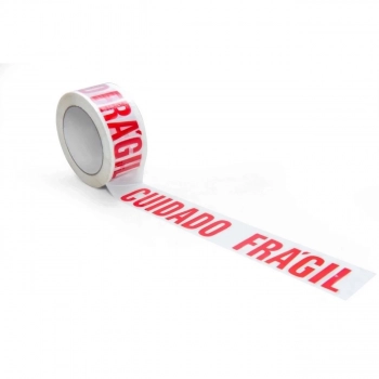 Fita Adesiva 48mmx50m Cuidado Fragil Leitosa Delfix 463 Unit�ria
