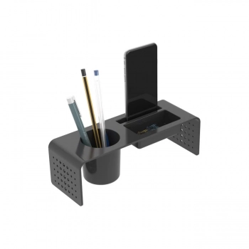 Porta Canetas Organizador Multi Prime Preto Maxcril