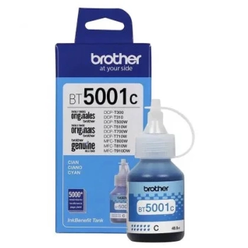 Tinta Brother para Recarga de Equipamento Inkjet Bt5001c Azul