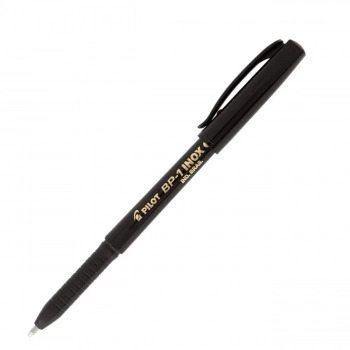 Caneta Esferografica Pilot 1.0mm M�dia Bp 1 Inox Preta 12 Unidades