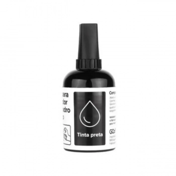 Tinta para Marcador de Quadro Branco Go Office Preta 20ml