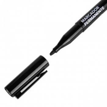 Marcador Permanente 4mm Preto Go Office