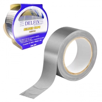 Fita Adesiva Silver Tape 48mmx05m Prata Delfix 910 1 Rolo