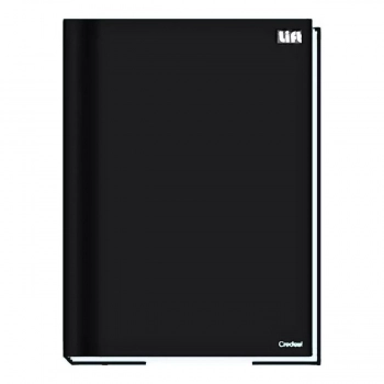 Caderno Universitario 96fls Costurado C/D Credeal 200x275mm Preto