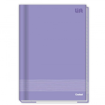 Caderno 1/4 96fls Costurado C/D Credeal Lift 140x200mm Cores Sortidas