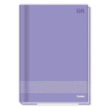 Caderno 1/4 96fls Costurado C/D Credeal Lift 140x200mm Cores Sortidas