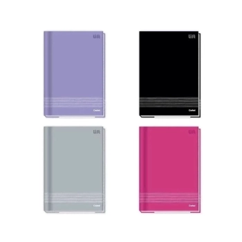Caderno 1/4 48fls Costurado C/D Credeal Lift 140x202mm Cores Sortidas
