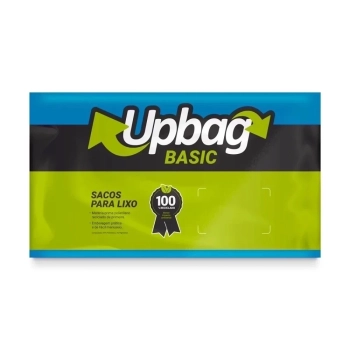 Saco para Lixo Basic Up Bag Azul 15l 50un