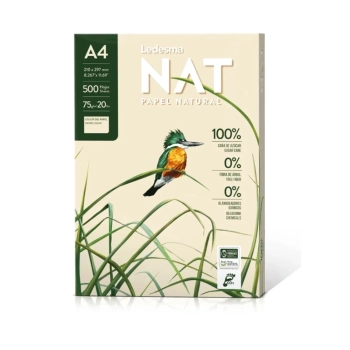 Papel A4 Ledesma Nat Resma 75g 210x297mm C/ 500 Folhas