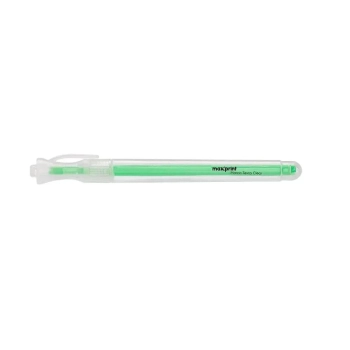 Caneta Marca Texto Clear Verde Maxprint