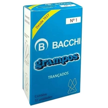 Clips N.1 Grampo Tranado Galvanizado C/12un Bacchi