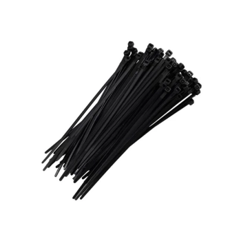 Abracadeira Nylon Preta 200mmx2,5mm C/100 Un Ct52 Next Office