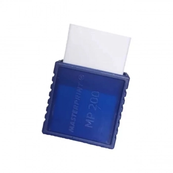 Borracha Branca Tpr com Capa Azul Mp-200 - Unidade