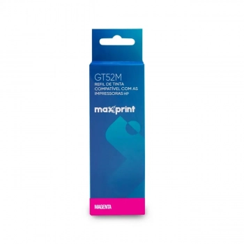 Refil de Tinta Maxprint Compat�vel Hp Magenta Gt52