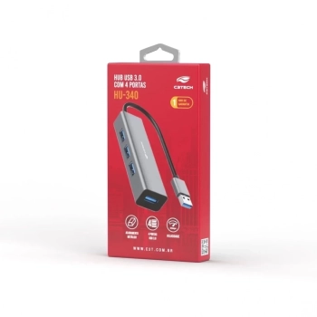 Hub Usb 3.0 4 Portas Hu-340gy C3tech