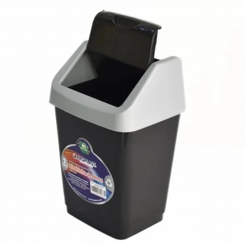 Lixeira de Mesa 2 Litros com Tampa Basculante Pret
