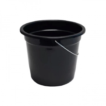 Balde Plastico Shangrila Preto 15l