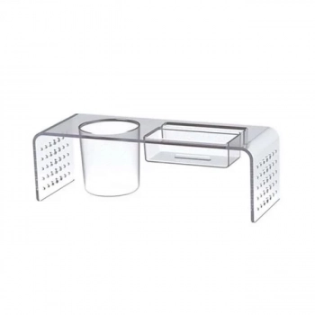 Porta Canetas Organizador Multi Prime Cristal