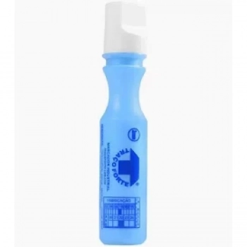Marcador Industrial 60ml 3mm Azul Tra�o Forte Baden