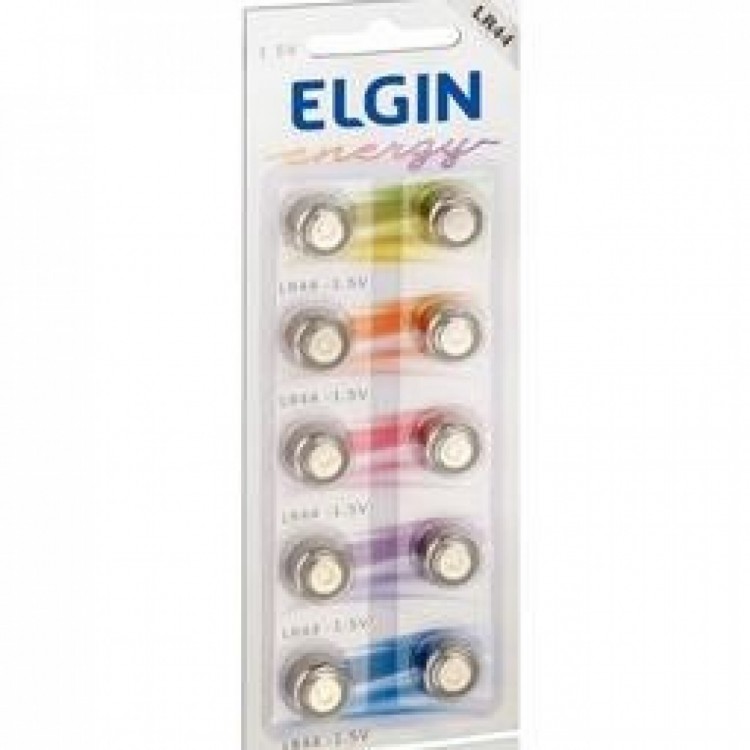 Bateria 1,5v Lr44 Elgin Cartela C/ 10 Unidades Bateria 1,5v Lr44 Elgin Cartela C/ 10 Unidades
