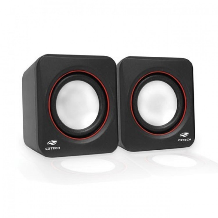 Caixa de Som 2.0 C3tech Sp-301bk 3w Rms Caixa de Som 2.0 C3tech Sp-301bk 3w Rms