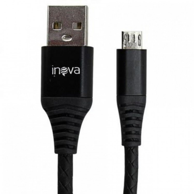 Cabo Usb V8 Micro Usb 1m Inova Preto Cbo-7291 Cabo Usb V8 Micro Usb 1m Inova Preto Cbo-7291