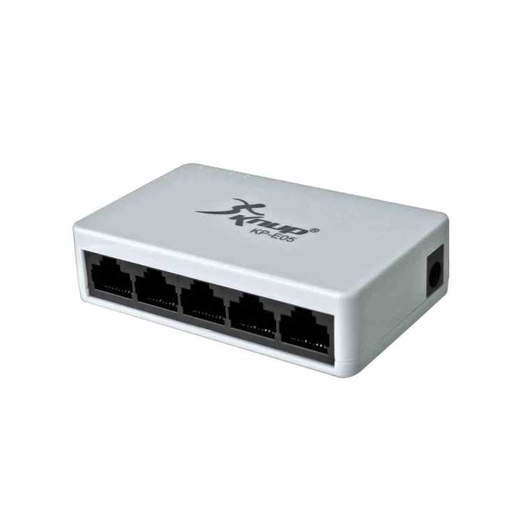 Switch 5 Portas Knup Kp-e05a Switch 5 Portas Knup Kp-e05a