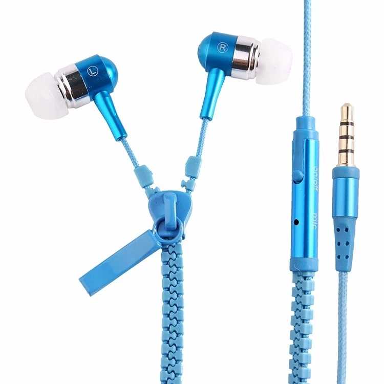 Fone de Ouvido Intra Auricular Ziper Mbtech Mb53094 Azul Fone de Ouvido Intra Auricular Ziper Mbtech Mb53094 Azul