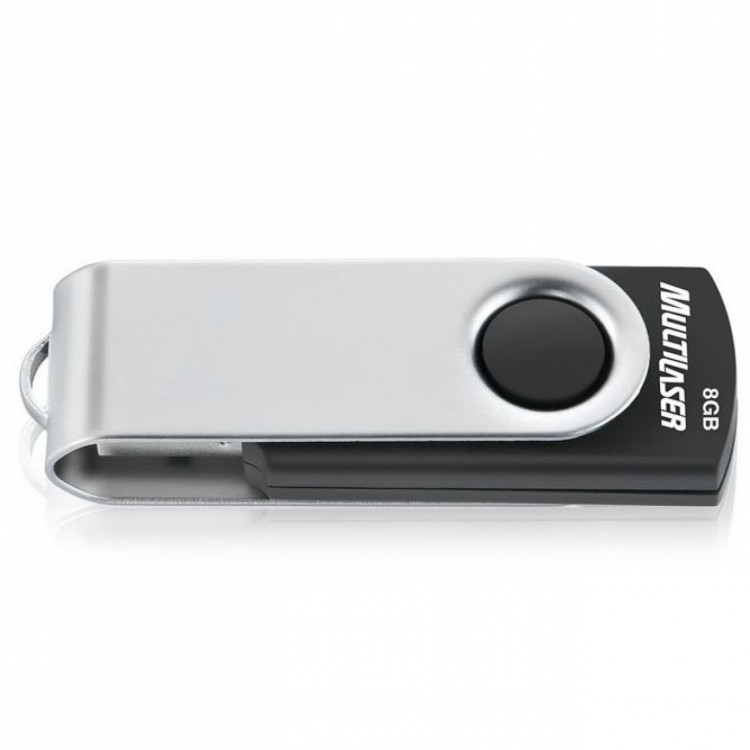 Pen Drive 8gb Multilaser Twist Pd587 Preto Pen Drive 8gb Multilaser Twist Pd587 Preto